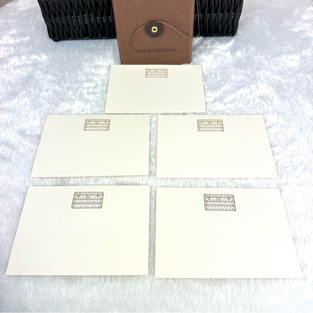Louis Vuitton trunks Notecards NEW SUPER CUTE